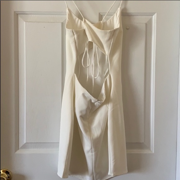 White Mini NBD Dress - Picture 4 of 4